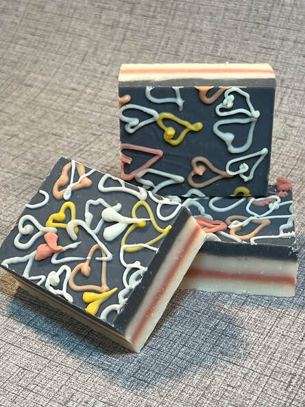 Street Graffiti Heart Soap